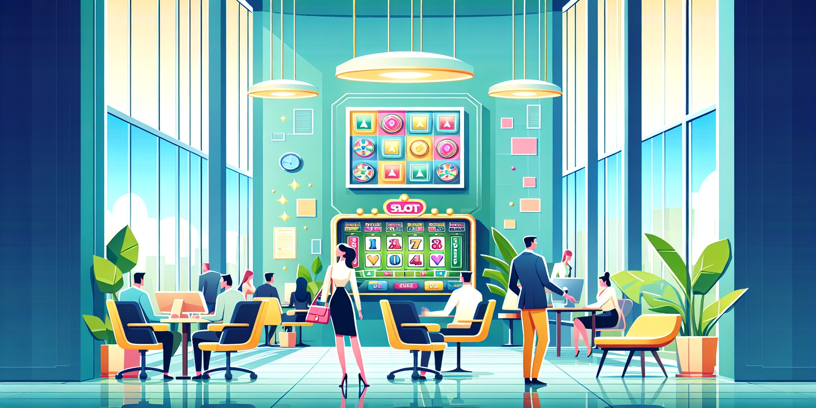 Image depicting the exciting world of online slot games with the tagline: Discover the Top Online Casino Slot Games for 2025 at FEG.